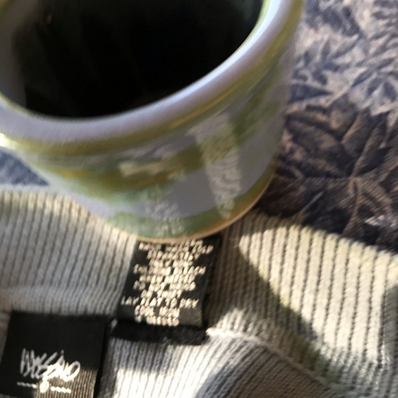 Massimo from Target Belted Sweater Cardigan Jacket Ice Blue Women’s Size Large - Picture 6 of 6